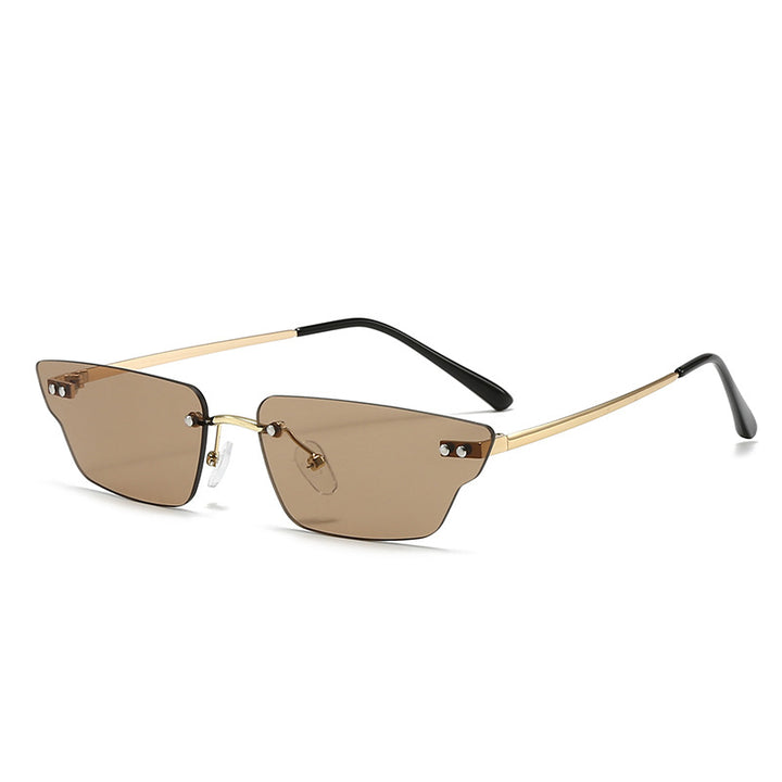 Women futuristic geometric sunglasses Bowlift