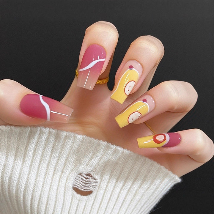 Artful Nail Extensions with Elegant Tips Bowlift