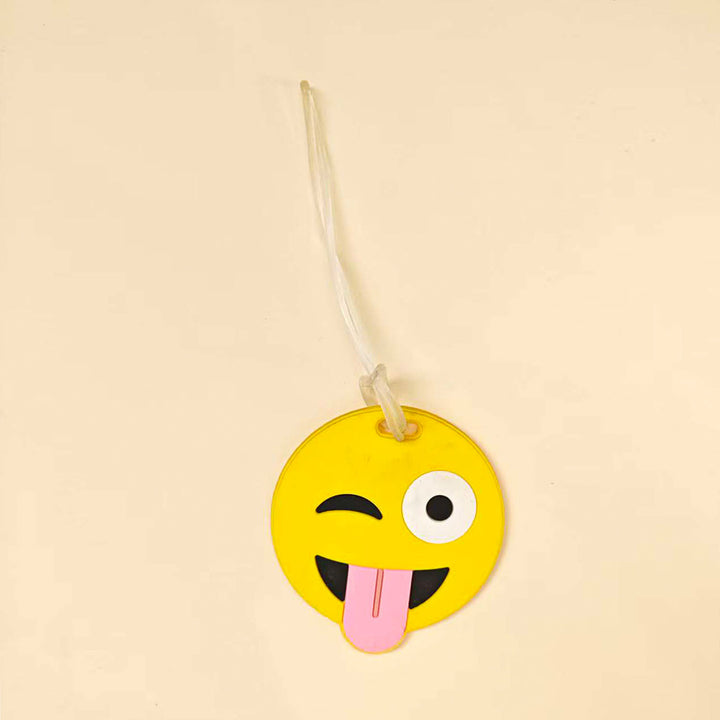 Unisex Luggage Tag in Emoji Design Bowlift