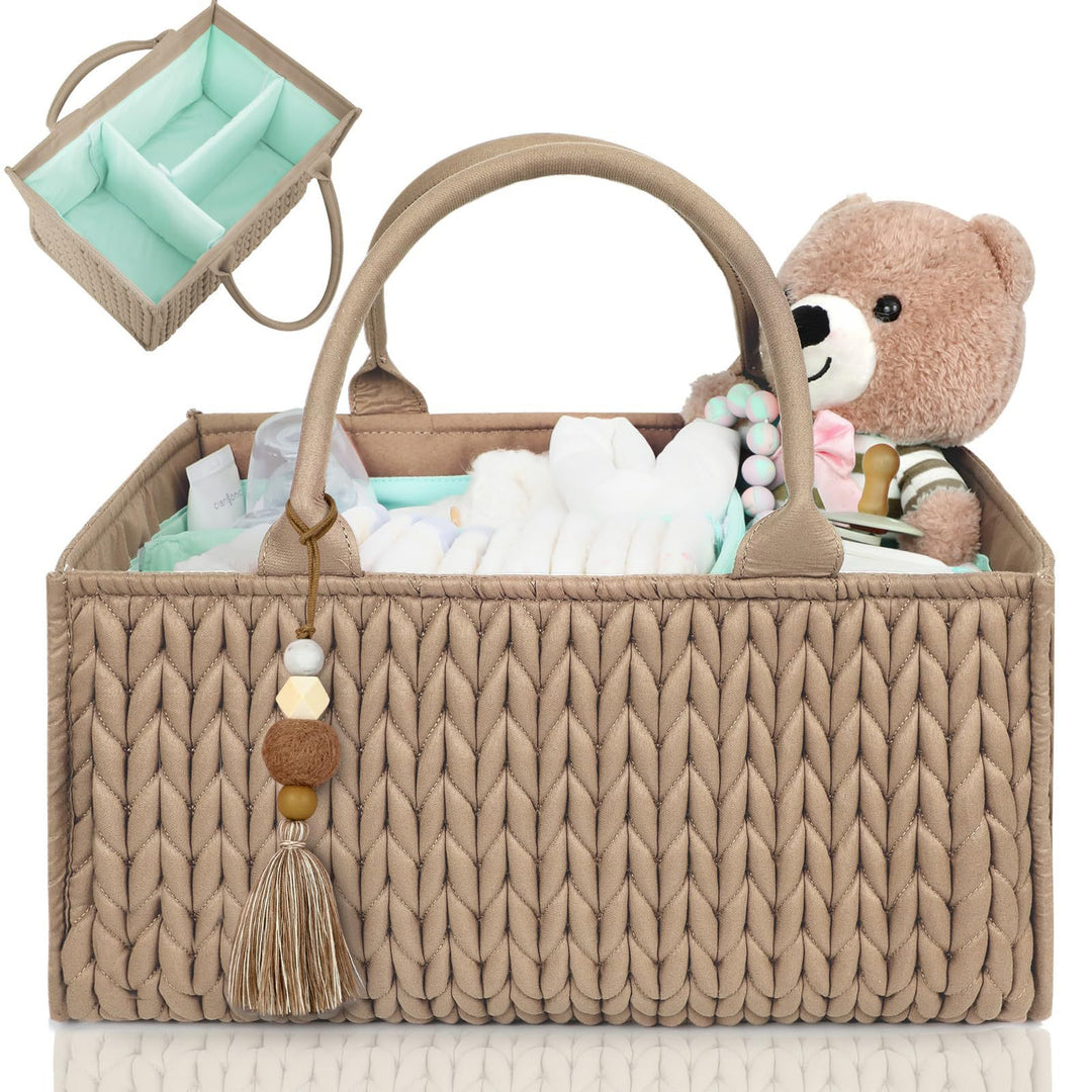 Women decorative wrap basket with removable compartments Bowlift