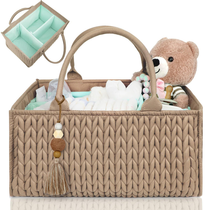 Women decorative wrap basket with removable compartments Bowlift