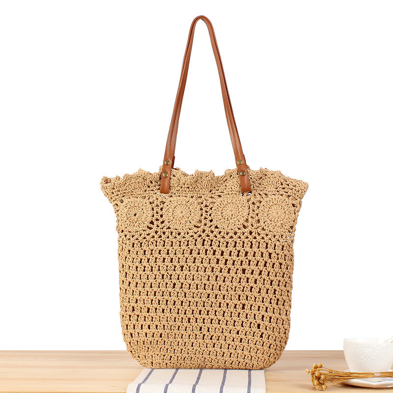 Trendy Crochet Shoulder Bag Bowlift