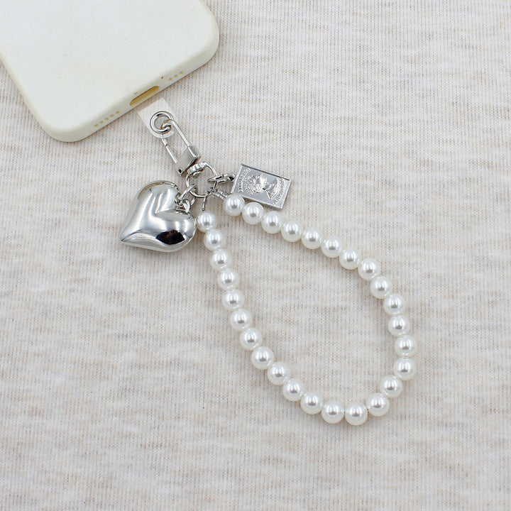 Elegant Pearl Beaded Keychain Bowlift