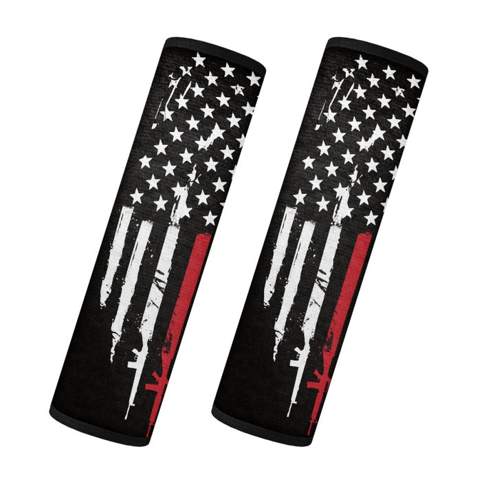 Compression Arm Sleeves with Distressed American Flag Print Bowlift