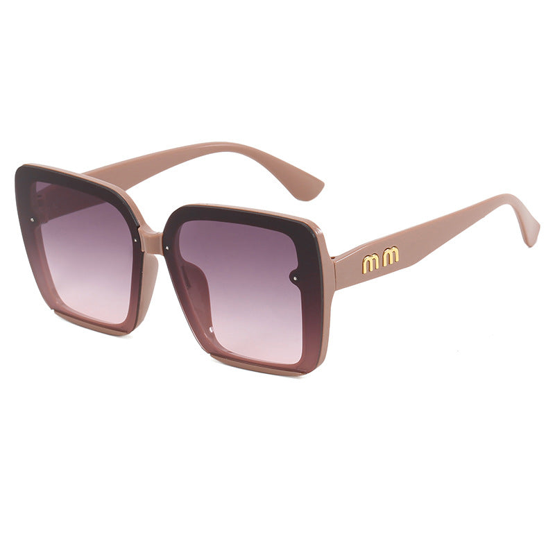 Women's fashionable square sunglasses with gradient lenses Bowlift