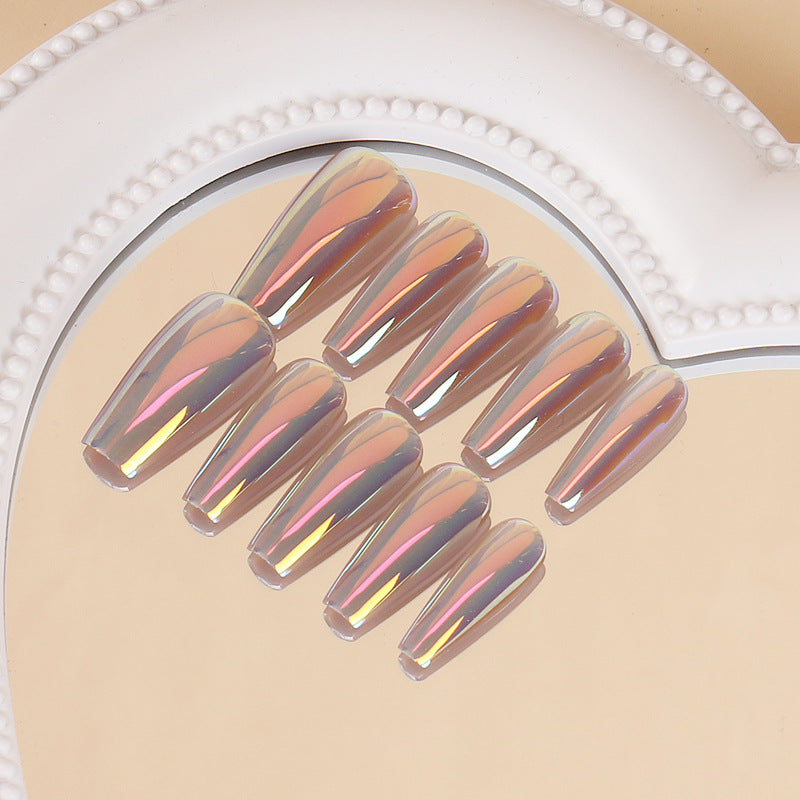 High-Gloss Gel Press-On Nails Bowlift