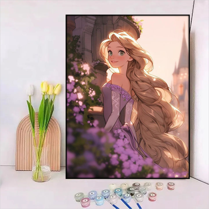 Disney-Inspired DIY Paint by Numbers Canvas Kit Bowlift