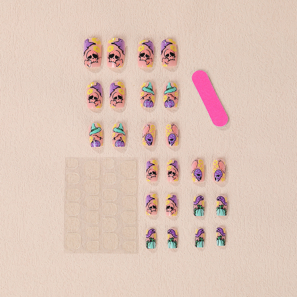 Creative Halloween Nail Design Bowlift