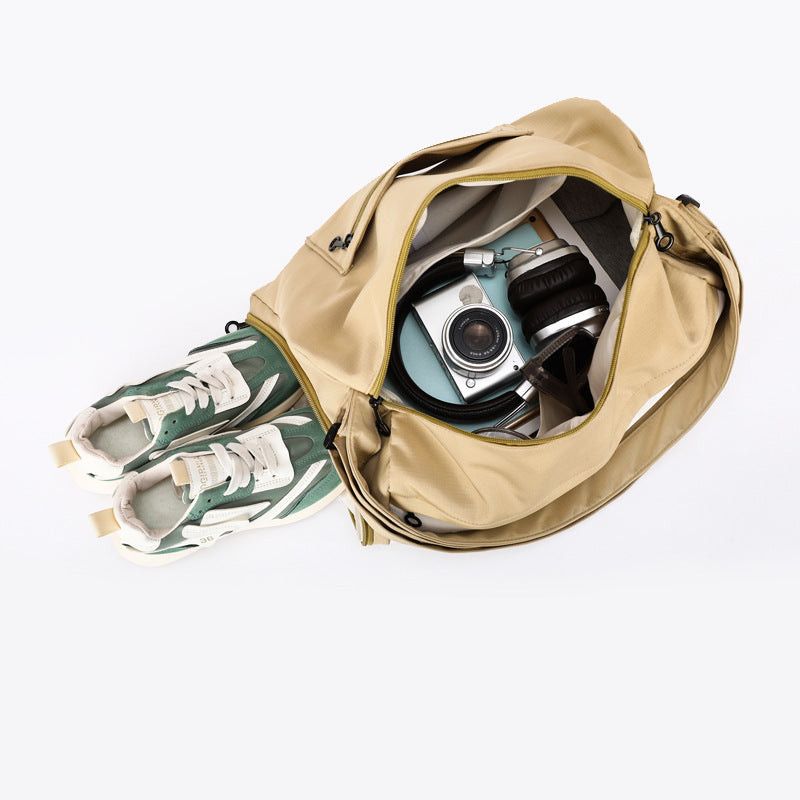 Sporty Shoulder Bag With Multiple Compartments Bowlift