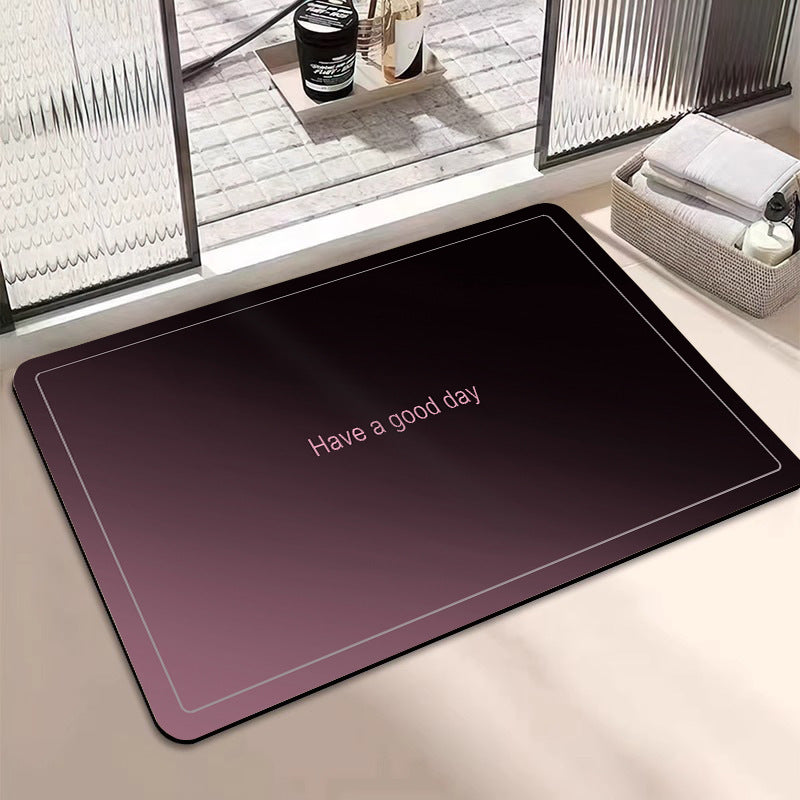 Motivational Phrase Bath Mat Bowlift