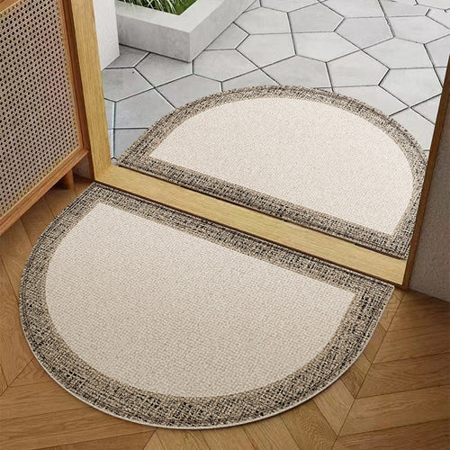 Decorative Half-Round Entrance Mat