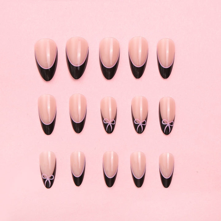 Stylish DIY Press-On Nail Art Set Bowlift