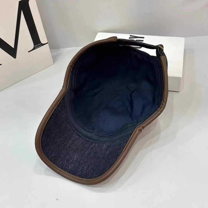 Men's Casual Denim Baseball Cap Bowlift