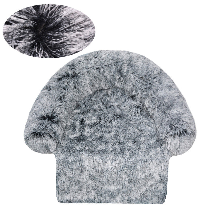 Fluffy Round  Sofa  Dog Bed