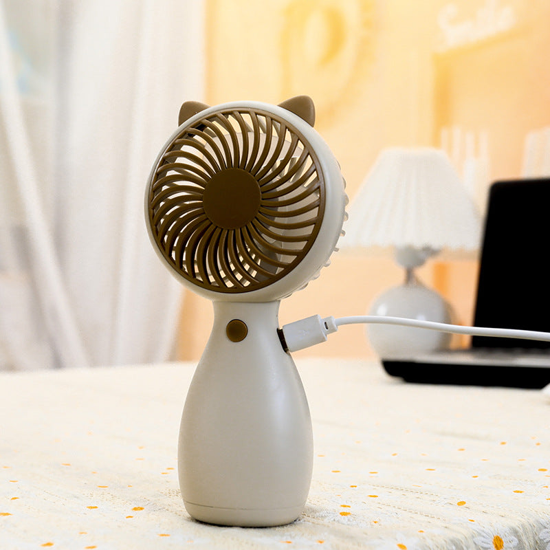 Ladies portable handheld fan with USB charging function Bowlift