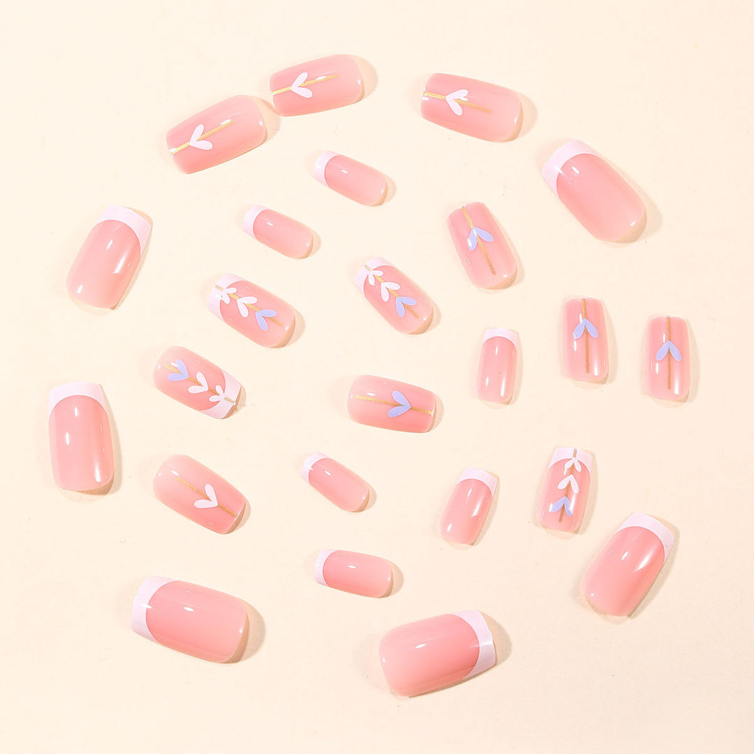 Elegant Floral Acrylic Nail Art Extensions Bowlift 1789713398