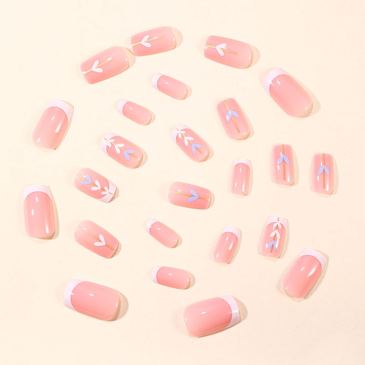 Elegant Floral Acrylic Nail Art Extensions Bowlift 1789713398