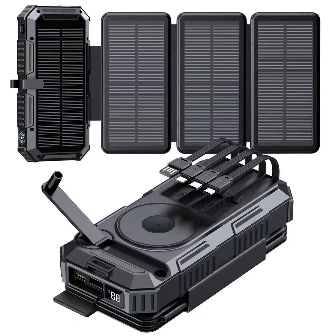 Solar Powerbank with Wireless Charging Function by Bowlift