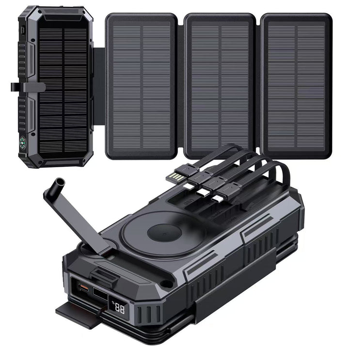 Solar Powerbank with Wireless Charging Function by Bowlift