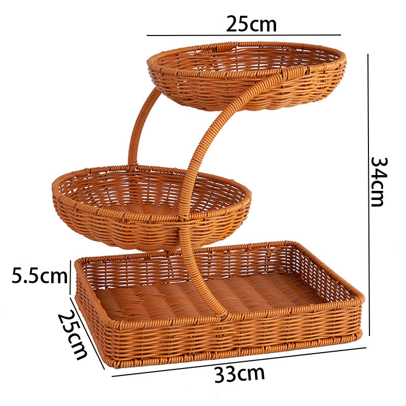 Ladies two-tier fruit bowl Bowlift