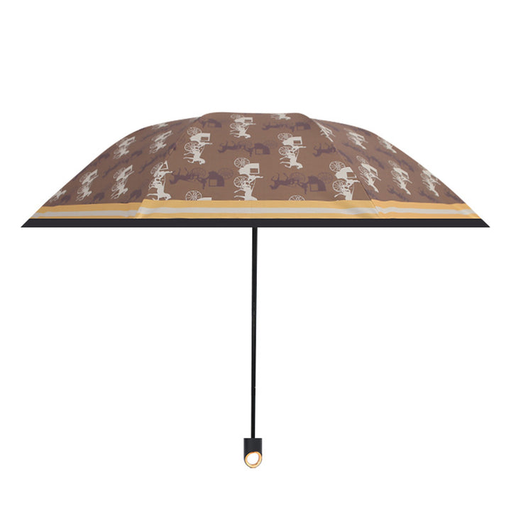 Women's Folding Umbrella with Unique Animal Design Bowlift