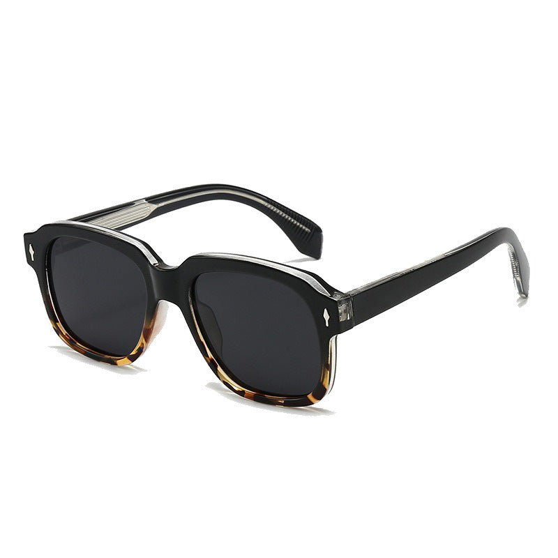 Women Fashionable Square Sunglasses with Transparent Frame and Sturdy Lenses Bowlift