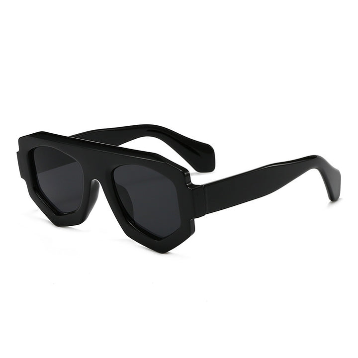 Bold Geometric Shield Sunglasses Bowlift