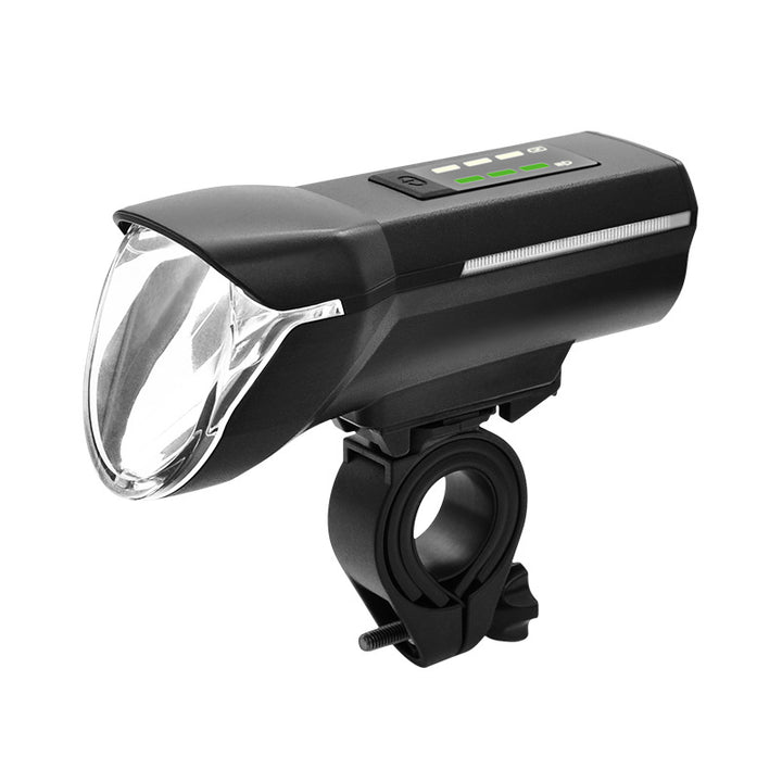 Rechargeable LED Bike Headlight with Wide-Beam Lens and Quick-Release Handlebar Mount Bowlift