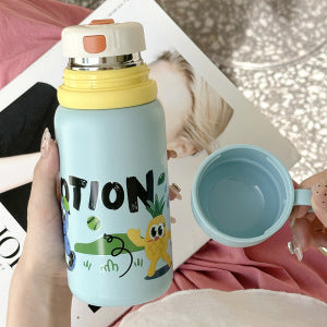Women's insulated bottle with cheerful polka dot pattern Bowlift