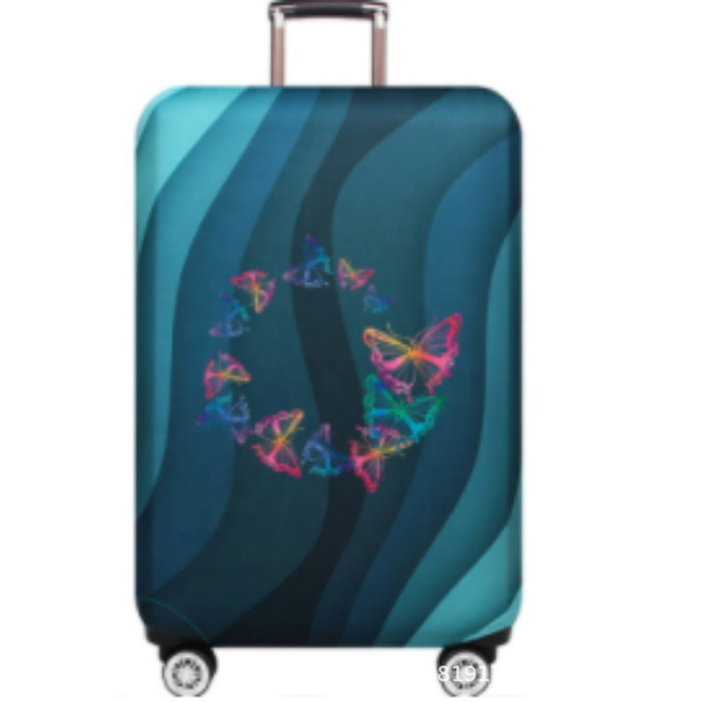 Women's Hard Shell Suitcase with Fashionable Butterfly Design Bowlift