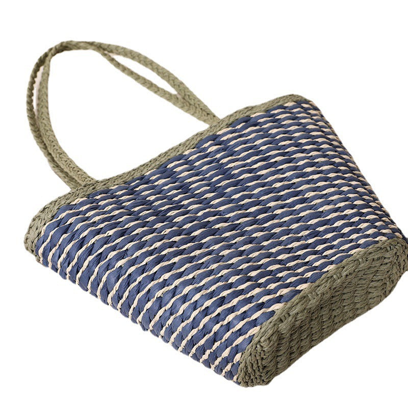 Braided Beach Bag with Wide, Sturdy Handles Bowlift