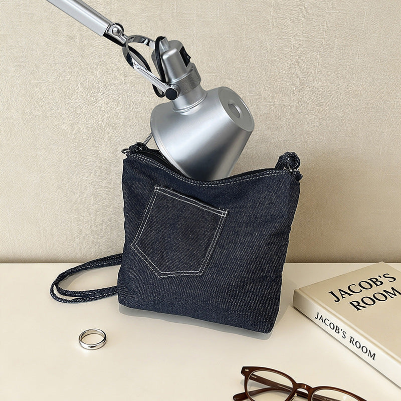 WoCasual Denim Crossbody Bag Bowlift