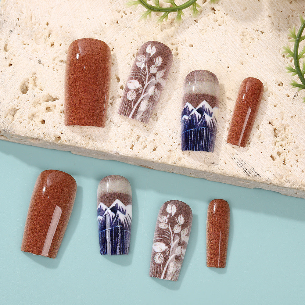 Nail Art Set with Floral Patterns Bowlift