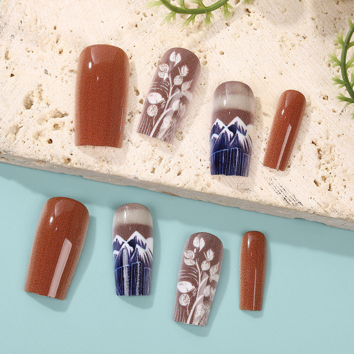 Nail Art Set with Floral Patterns Bowlift