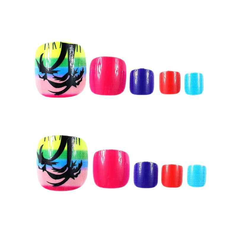 Artistic Vibrant Nail Art Bowlift