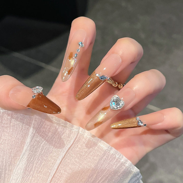 Stylish Stiletto Press-On Nail Extensions Bowlift