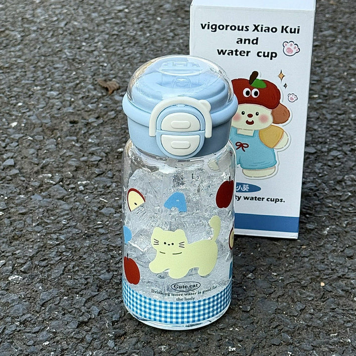 Ladies child-friendly drinking bottle with funny dog design Bowlift