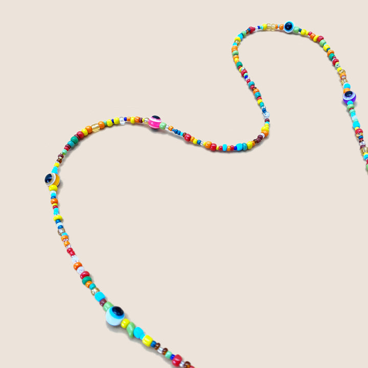 Colorful Beaded Eyewear Retainer Bowlift