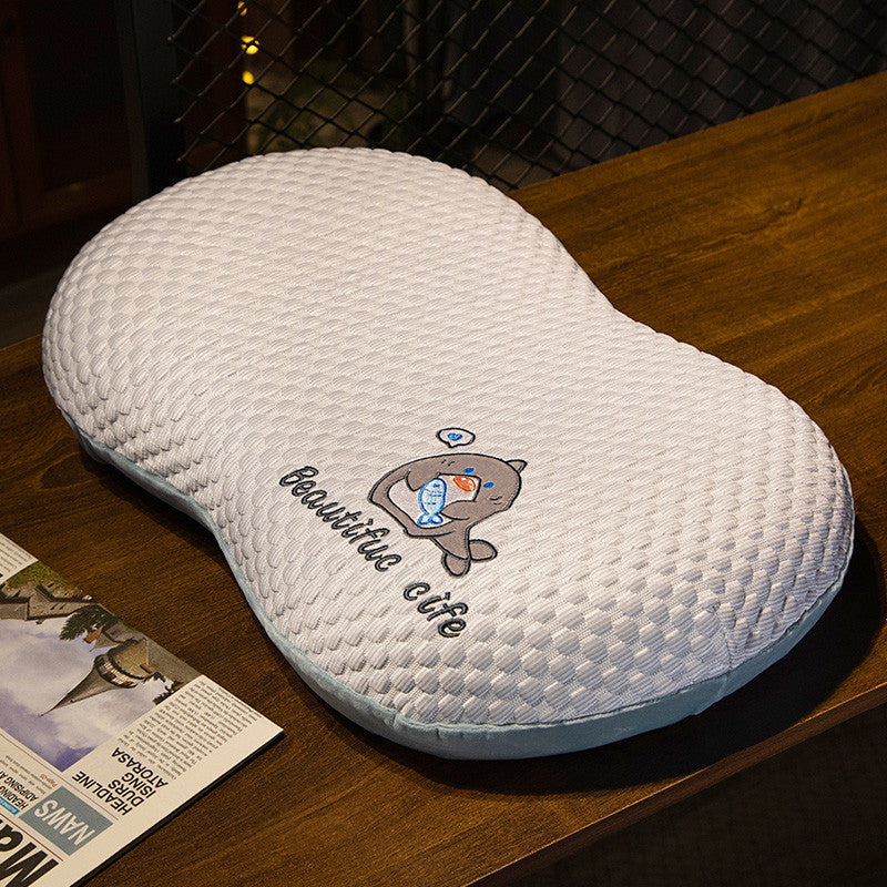 Orthopedic body pillow with specially designed sleep support Bowlift