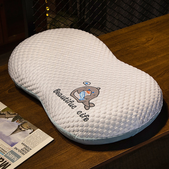 Orthopedic body pillow with specially designed sleep support Bowlift