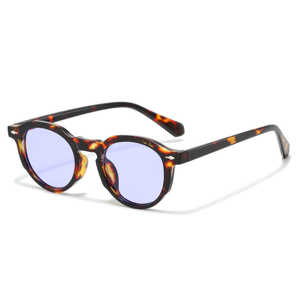 Stylish Retro Oval Frame Sunglasses Bowlift