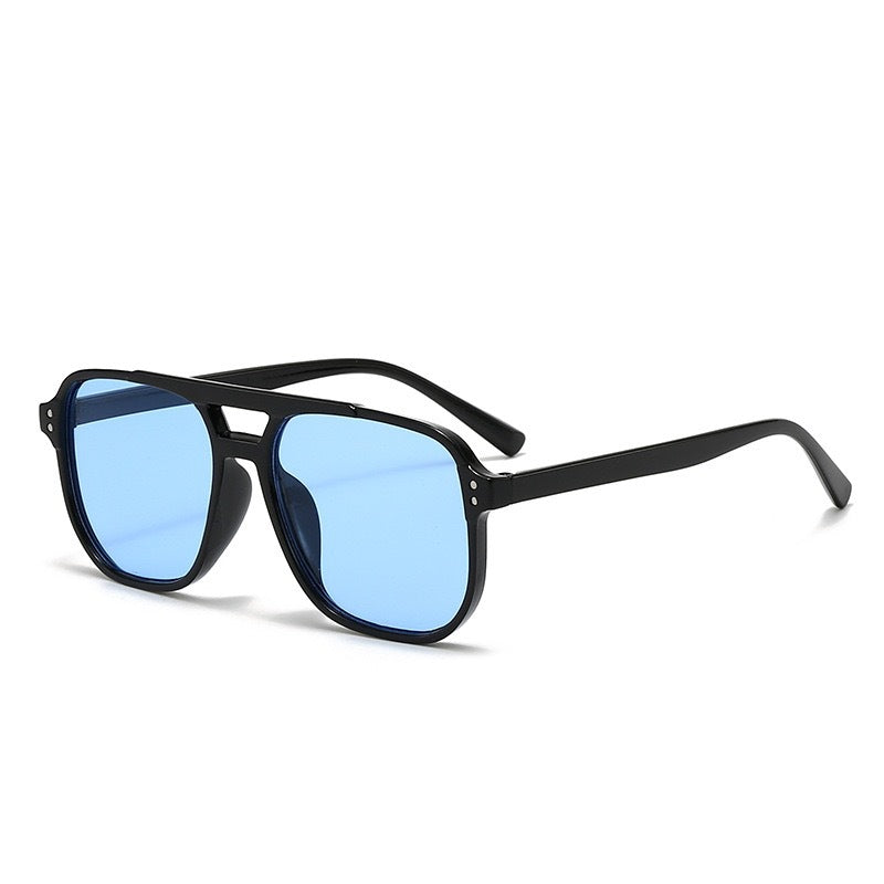 Retro Square Frame Sunglasses