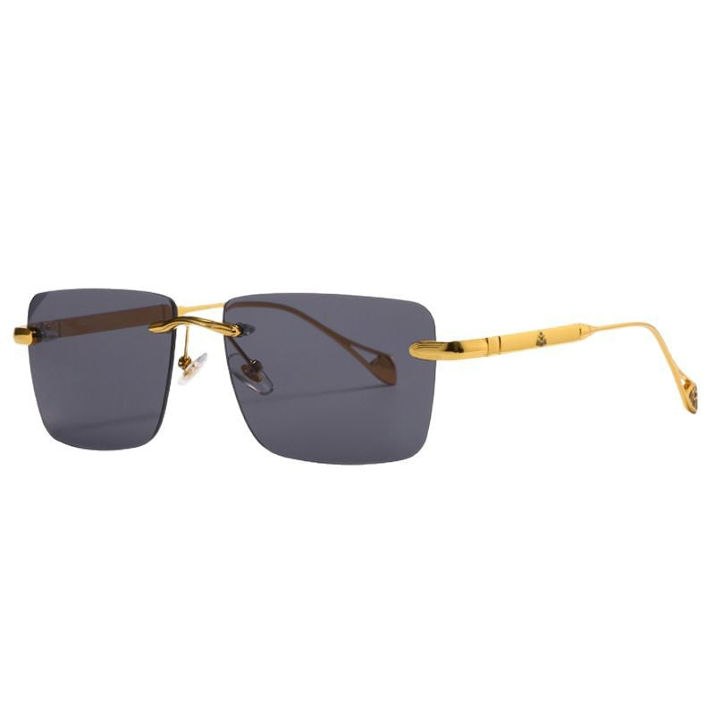 Women's fashionable square sunglasses with luxurious metal accents Bowlift