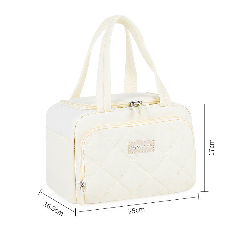 Insulated Quilted Lunch Cooler Bag Bowlift