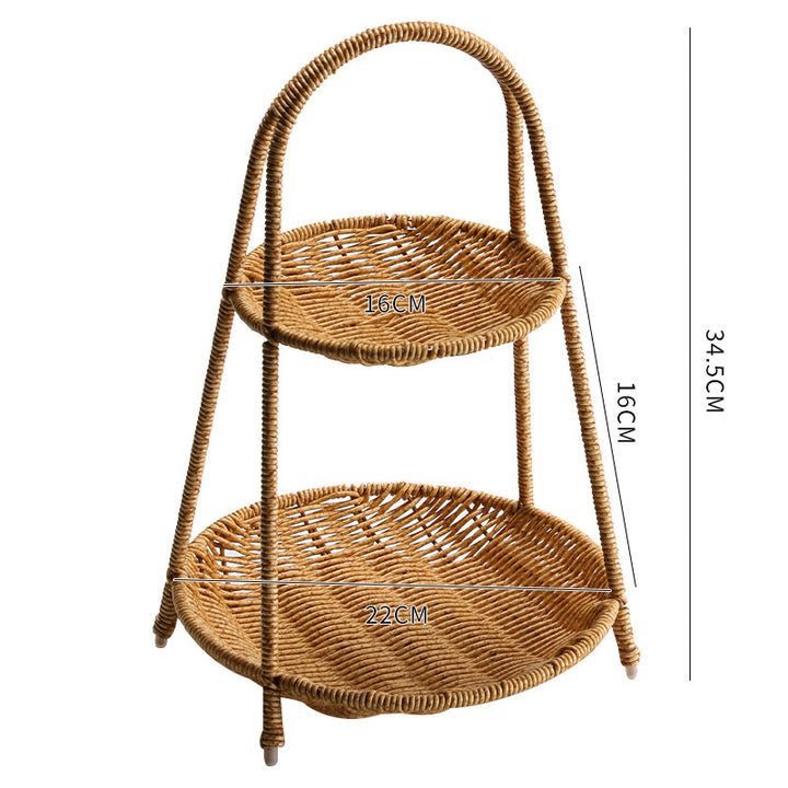 Elegant Woven Storage Basket Bowlift