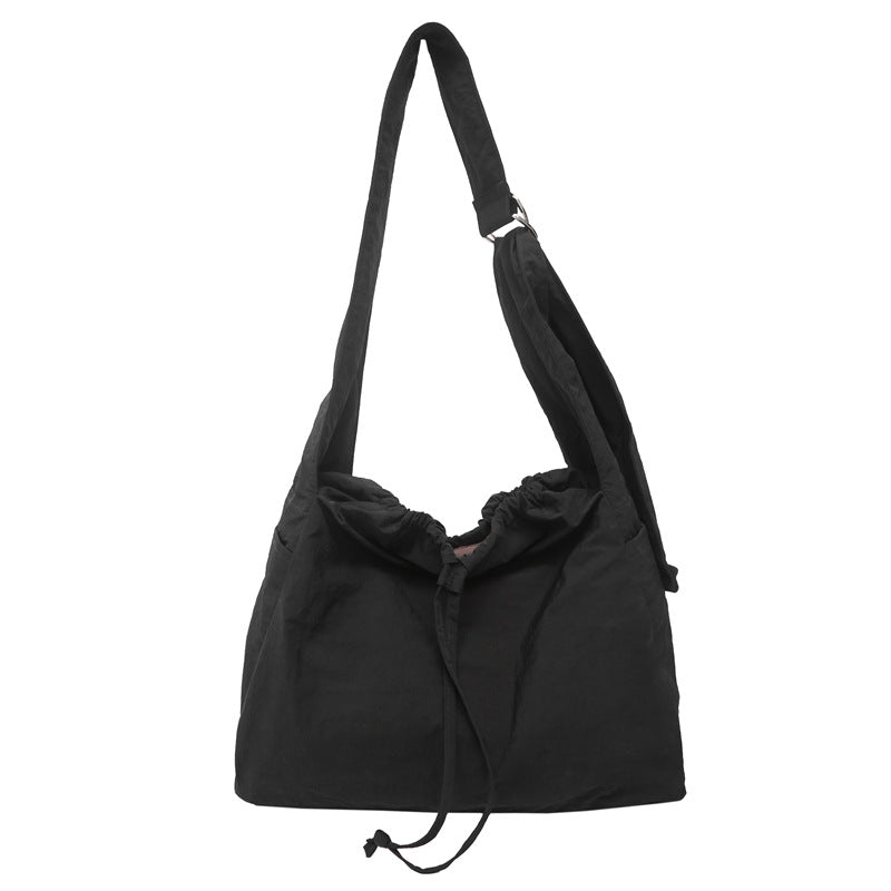 Lightweight Drawstring Shoulder Bag Bowlift