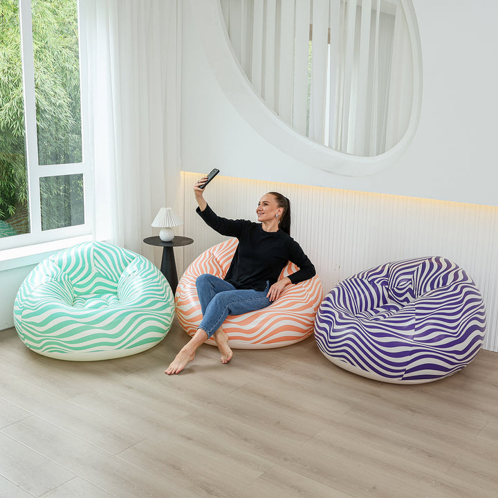 Women's ergonomic seating with colorful design Bowlift