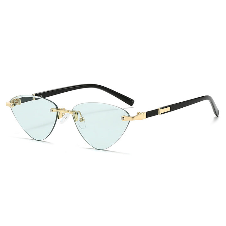 Ladies fashionable Cat-Eye sunglasses with elegant metal frame Bowlift