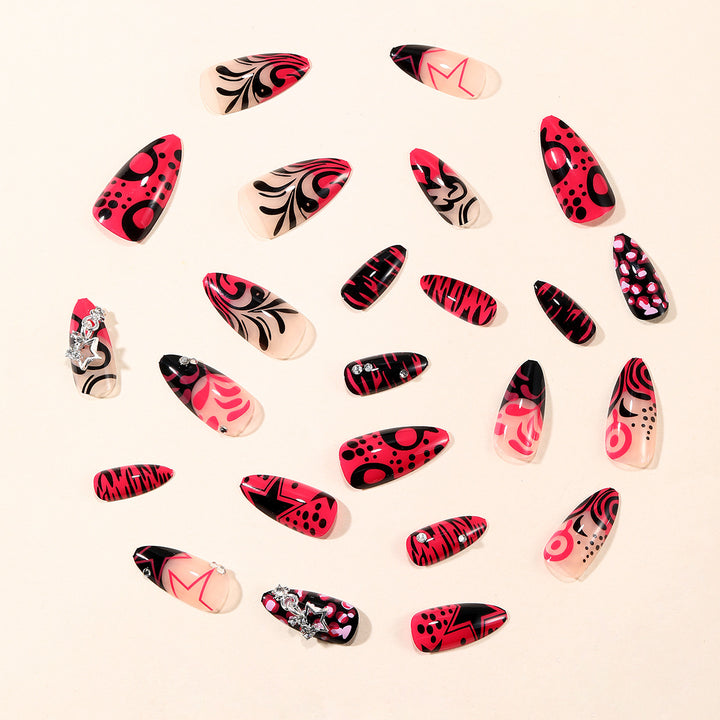 Artistic Press-On Nail Extensions Bowlift