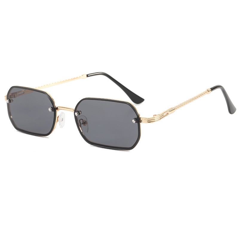 Women's stylish octagonal sunglasses with luxurious metal frame Bowlift